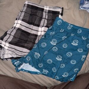 2 paris of PINK sleep shorts